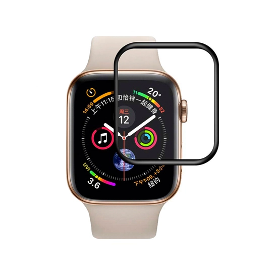 Стекло Tempered Glass Full 3D for Apple Watch 40mm Black*