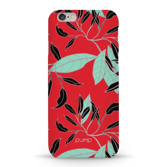 Чехол Pump Tender Touch Case for iPhone 6/6S Floral Red # - цена, характеристики, отзывы, рассрочка, фото 1