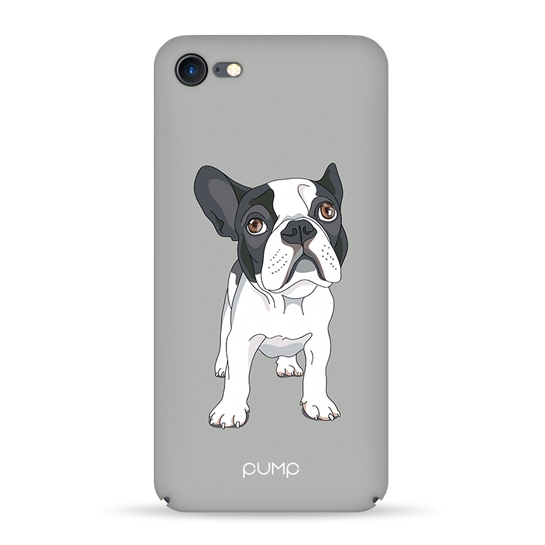Чехол Pump Tender Touch Case for iPhone SE2/8/7 Bulldog on Gray # - цена, характеристики, отзывы, рассрочка, фото 1