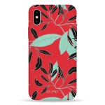 Чохол Pump Tender Touch Case for iPhone X/XS Floral Red #