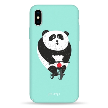 Чохол Pump Tender Touch Case for iPhone X/XS Panda Bicycle # - цена, характеристики, отзывы, рассрочка, фото 1
