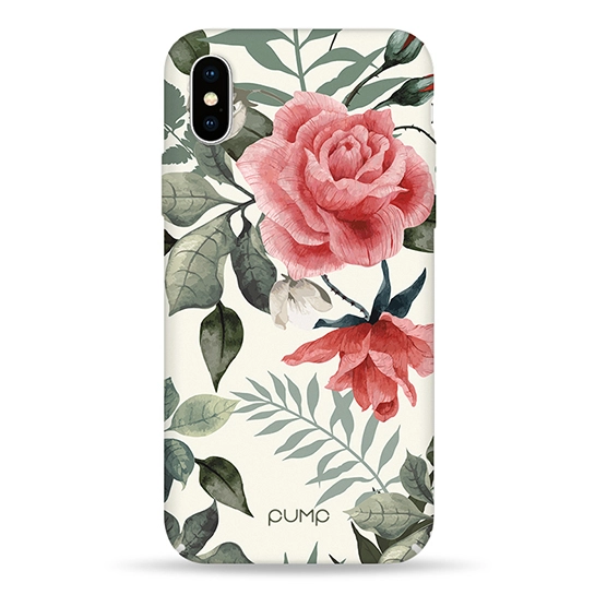 Чохол Pump Tender Touch Case for iPhone X/XS Roses #