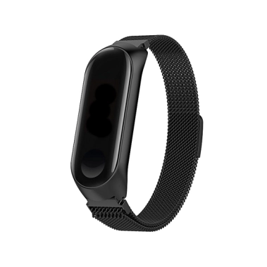 Ремінець для браслета Xiaomi Metal Milanese Mi Band 3 Black - цена, характеристики, отзывы, рассрочка, фото 1