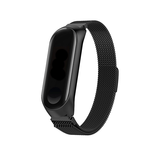 Ремешок для браслета Xiaomi Metal Milanese Mi Band 3 Black
