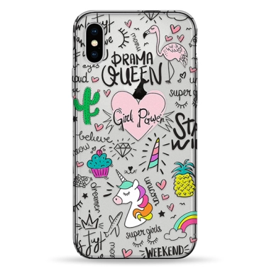 Чехол Pump Transparency Case for iPhone X/XS Abstract # - цена, характеристики, отзывы, рассрочка, фото 1