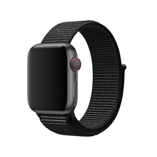 Ремінець Apple Sport Loop for Apple Watch 38mm/40mm Black - цена, характеристики, отзывы, рассрочка, фото 1