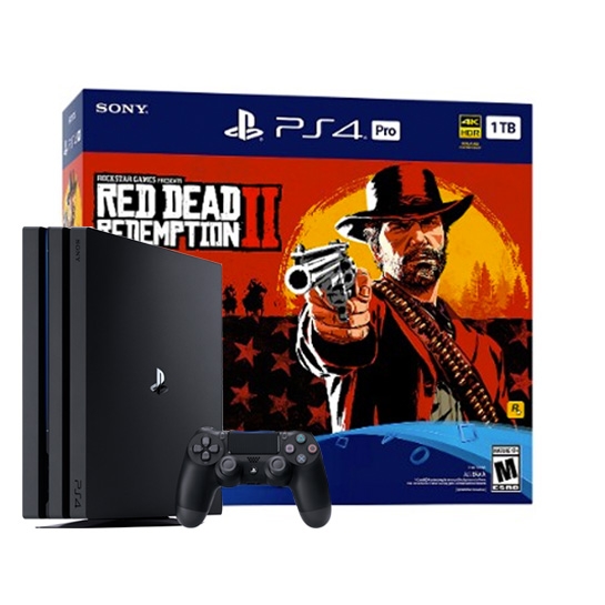 Игровая консоль Sony PlayStation 4 Pro 1TB + Red Dead Redemption 2 - цена, характеристики, отзывы, рассрочка, фото 1