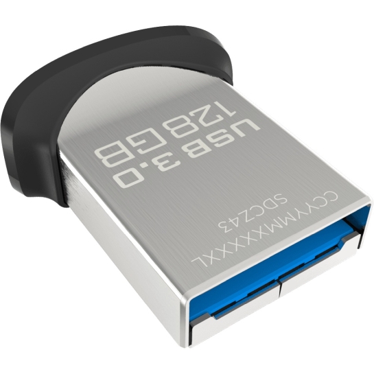Зовнішній накопичувач USB-Flash 128Gb Sandisk Cruzer Ultra Fit USB 3.0 * - ціна, характеристики, відгуки, розстрочка, фото 1