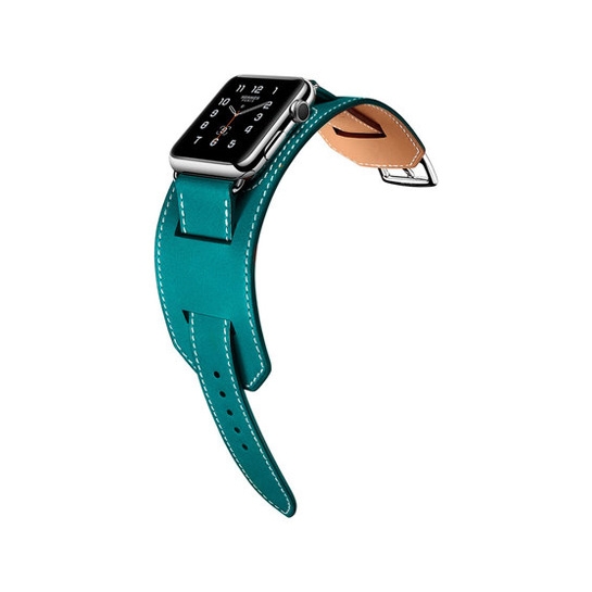 Ремінець COTEetCI W10 Fashion Leather Band for Apple Watch 38mm/40mm Blue - ціна, характеристики, відгуки, розстрочка, фото 1