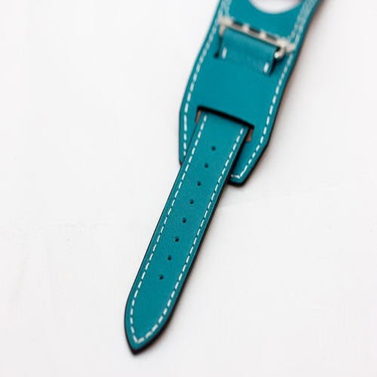 Ремешок COTEetCI W10 Fashion Leather Band for Apple Watch 38mm/40mm Blue - цена, характеристики, отзывы, рассрочка, фото 3