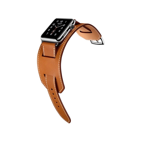 Ремінець COTEetCI W10 Fashion Leather Band for Apple Watch 38mm/40mm Brown - ціна, характеристики, відгуки, розстрочка, фото 1