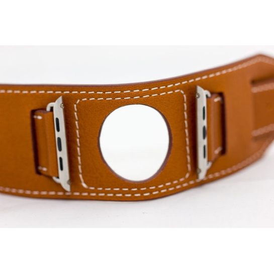 Ремінець COTEetCI W10 Fashion Leather Band for Apple Watch 38mm/40mm Brown - ціна, характеристики, відгуки, розстрочка, фото 4