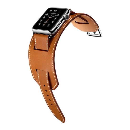 Ремінець COTEetCI W10 Fashion Leather Band for Apple Watch 42mm/44mm Brown - ціна, характеристики, відгуки, розстрочка, фото 1