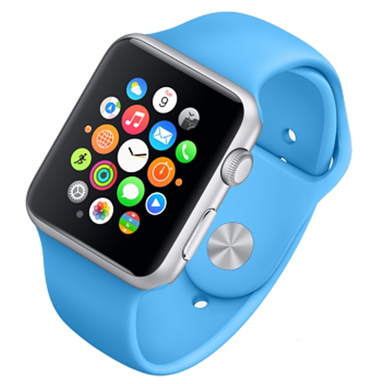 Смарт Часы Apple Watch Sport 42mm Silver Alluminum Case Blue Sport Band - цена, характеристики, отзывы, рассрочка, фото 3