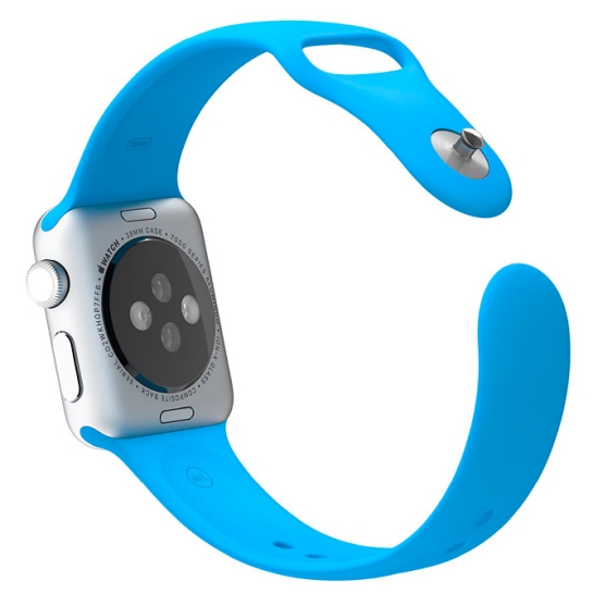 Смарт Годинник Apple Watch Sport 42mm Silver Alluminum Case Blue Sport Band - ціна, характеристики, відгуки, розстрочка, фото 5