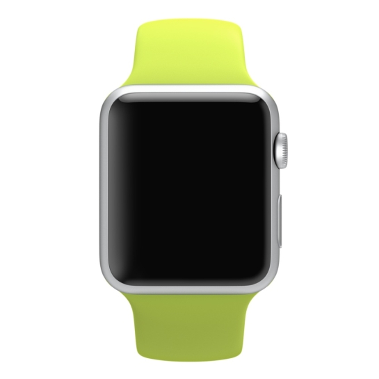 Смарт Годинник Apple Watch Sport 42mm Silver Alluminum Case Green Sport Band - ціна, характеристики, відгуки, розстрочка, фото 4