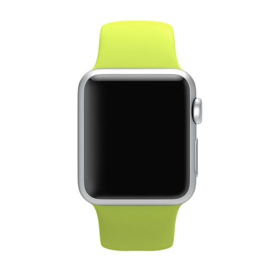 Смарт Годинник Apple Watch Sport 38mm Silver Alluminum Case Green Sport Band - ціна, характеристики, відгуки, розстрочка, фото 4