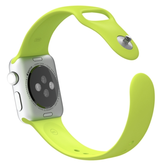 Смарт Часы Apple Watch Sport 38mm Silver Alluminum Case Green Sport Band - цена, характеристики, отзывы, рассрочка, фото 5