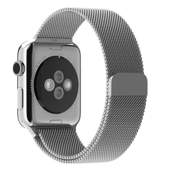 Смарт Часы Apple Watch 42mm Stainless Steel Case Milanese Loop - цена, характеристики, отзывы, рассрочка, фото 2
