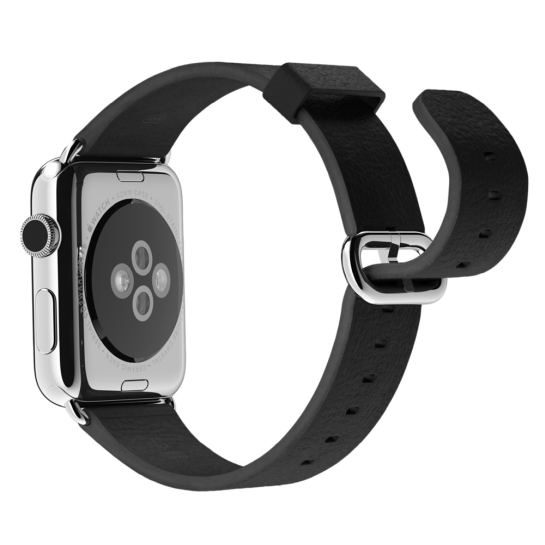 Смарт Годинник Apple Watch 42mm Stainless Steel Case Black Classic Buckle - ціна, характеристики, відгуки, розстрочка, фото 5