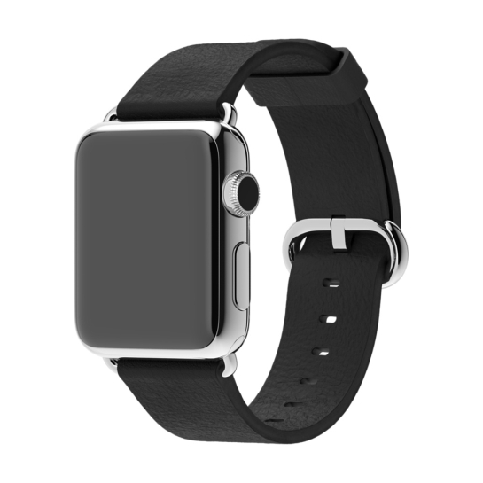 Смарт Часы Apple Watch 38mm Stainless Steel Case Black Classic Buckle - цена, характеристики, отзывы, рассрочка, фото 4