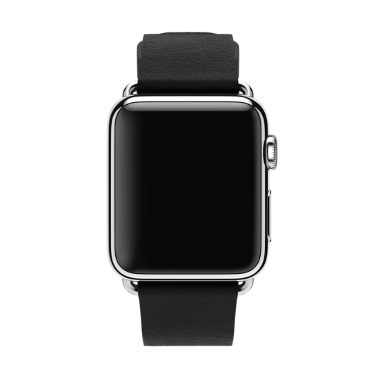 Смарт Часы Apple Watch 38mm Stainless Steel Case Black Classic Buckle - цена, характеристики, отзывы, рассрочка, фото 5