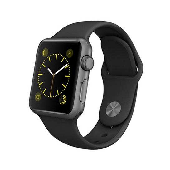 Смарт Часы Apple Watch Sport 38mm Space Gray Alluminum Case Black Sport Band - цена, характеристики, отзывы, рассрочка, фото 1