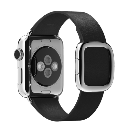 Смарт Часы Apple Watch 38mm Stainless Steel Case Black Modern Buckle - цена, характеристики, отзывы, рассрочка, фото 2