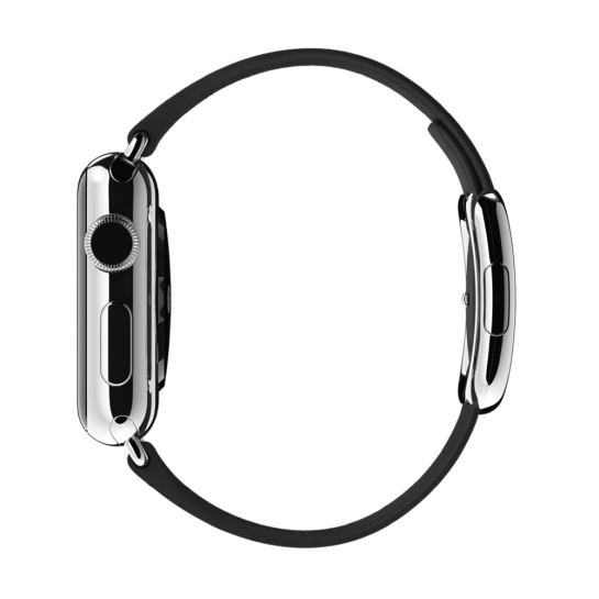Смарт Часы Apple Watch 38mm Stainless Steel Case Black Modern Buckle - цена, характеристики, отзывы, рассрочка, фото 3