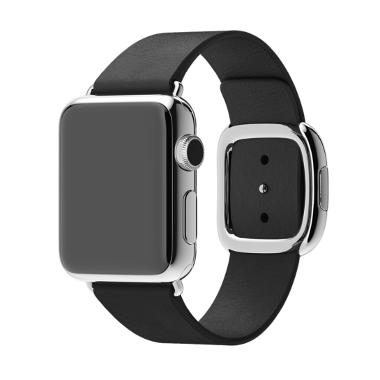 Смарт Годинник Apple Watch 38mm Stainless Steel Case Black Modern Buckle - ціна, характеристики, відгуки, розстрочка, фото 4