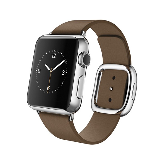 Смарт Часы Apple Watch 38mm Stainless Steel Case Brown Modern Buckle - цена, характеристики, отзывы, рассрочка, фото 1