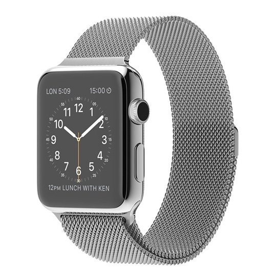 Смарт Годинник Apple Watch 42mm Stainless Steel Case Milanese Loop - ціна, характеристики, відгуки, розстрочка, фото 1