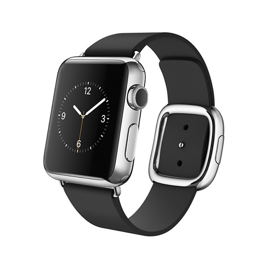 Смарт Часы Apple Watch 38mm Stainless Steel Case Black Modern Buckle - цена, характеристики, отзывы, рассрочка, фото 1