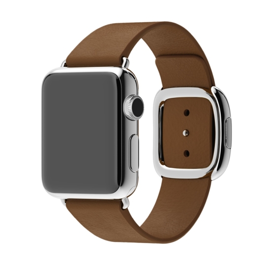 Смарт Годинник Apple Watch 38mm Stainless Steel Case Brown Modern Buckle - ціна, характеристики, відгуки, розстрочка, фото 4
