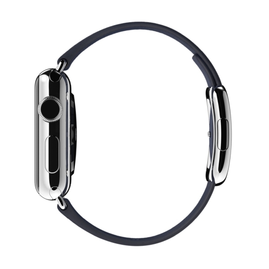 Смарт Годинник Apple Watch 38mm Stainless Steel Case Midnight Blue Modern Buckle - ціна, характеристики, відгуки, розстрочка, фото 3