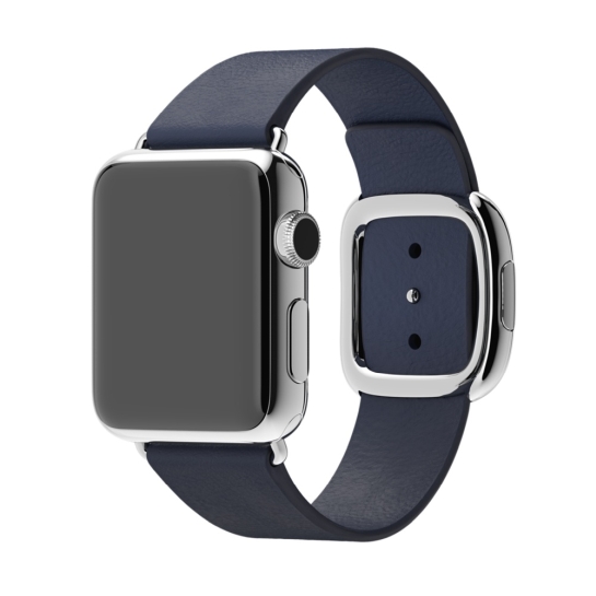 Смарт Часы Apple Watch 38mm Stainless Steel Case Midnight Blue Modern Buckle - цена, характеристики, отзывы, рассрочка, фото 4