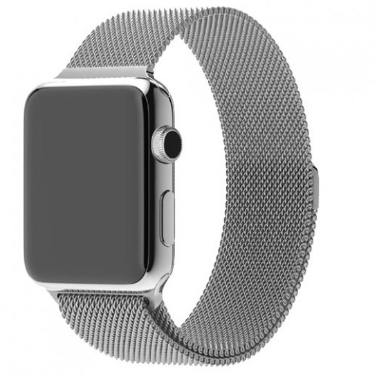Смарт Часы Apple Watch 38mm Stainless Steel Case Milanese Loop - цена, характеристики, отзывы, рассрочка, фото 4