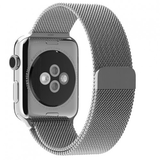 Смарт Годинник Apple Watch 38mm Stainless Steel Case Milanese Loop - ціна, характеристики, відгуки, розстрочка, фото 5