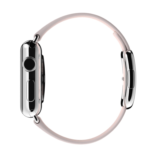 Смарт Годинник Apple Watch 38mm Stainless Steel Case Soft Pink Modern Buckle - ціна, характеристики, відгуки, розстрочка, фото 3