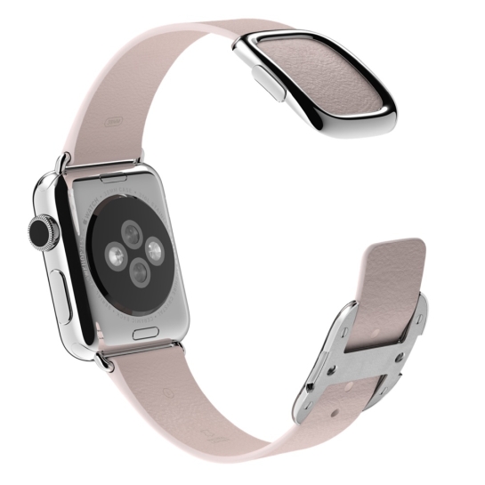 Смарт Годинник Apple Watch 38mm Stainless Steel Case Soft Pink Modern Buckle - ціна, характеристики, відгуки, розстрочка, фото 6