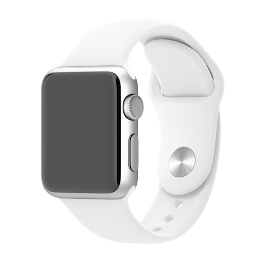 Смарт Годинник Apple Watch 38mm Stainless Steel Case White Sport Band - ціна, характеристики, відгуки, розстрочка, фото 4