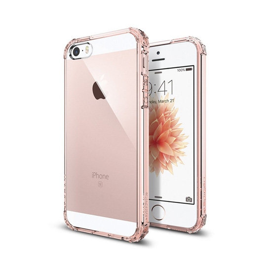 Чехол SGP Case Crystal Shell Rose Crystal for iPhone 5/5S/SE - цена, характеристики, отзывы, рассрочка, фото 1