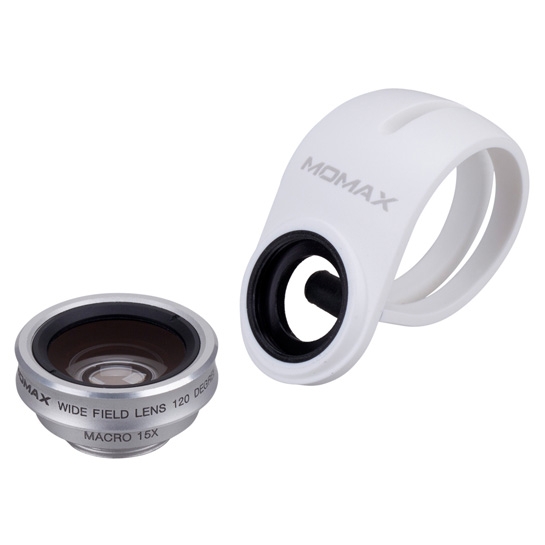 Об'єктив Momax X-Lens Advance 4in1 Fish Eye 180°/Macro/Wide Silver/CPL Filter - цена, характеристики, отзывы, рассрочка, фото 1