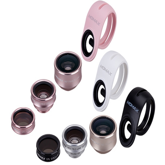 Объектив Momax X-Lens Advance 4in1 Fish Eye 180°/Macro/Wide Silver/CPL Filter - цена, характеристики, отзывы, рассрочка, фото 2