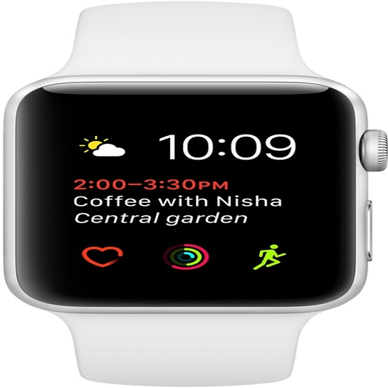 Смарт Часы Apple Watch Series 2 42mm Silver Aluminum Case with White Sport Band - цена, характеристики, отзывы, рассрочка, фото 2