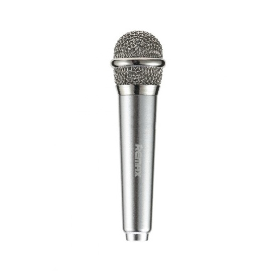 Микрофон для смартфона Remax Singsong K Mini Microphone Silver* - ціна, характеристики, відгуки, розстрочка, фото 1