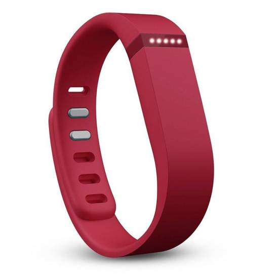Спортивний браслет Fitbit Flex Wireless Activity + Sleep Wristband Red - ціна, характеристики, відгуки, розстрочка, фото 1