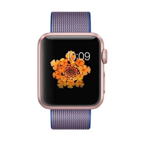 Смарт Часы Apple Watch Sport 38mm Rose Gold Aluminum Case with Royal Blue Woven Nylon - цена, характеристики, отзывы, рассрочка, фото 4