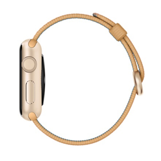 Смарт Годинник Apple Watch Sport 38mm Gold Aluminum Case with Gold/Red Woven Nylon - ціна, характеристики, відгуки, розстрочка, фото 2