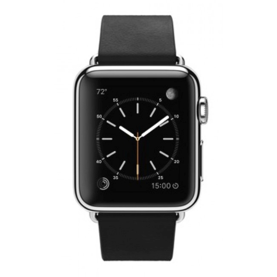 Смарт Годинник Apple Watch 38mm Stainless Steel Case with Black Modern Buckle - ціна, характеристики, відгуки, розстрочка, фото 2